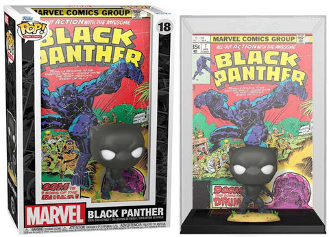 Pop Comic Cover Marvel Black Panther Vinyl Figure