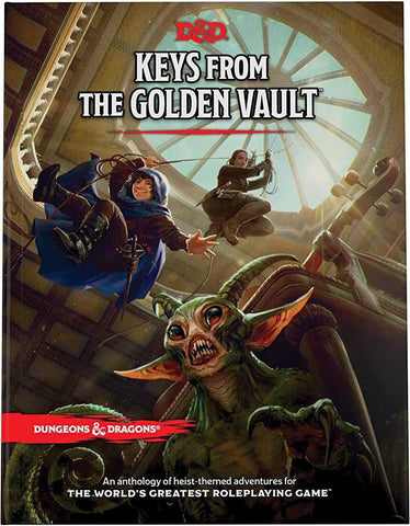 D&D Role Playing Game Keys From Golden Vault Hardcover