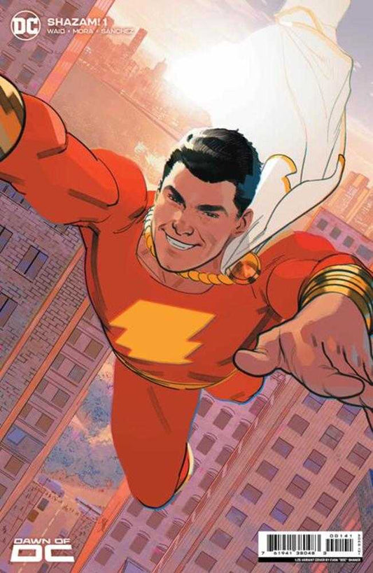 Shazam #1 Cover E 1 in 25 Evan Doc Shaner Card Stock Variant