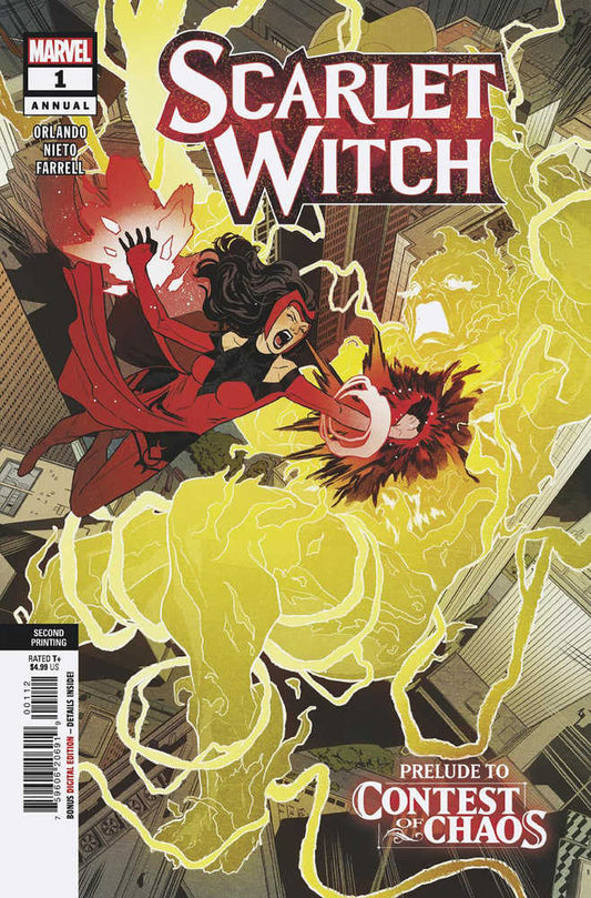 Scarlet Witch Annual #1 Carlos Nieto 2nd Print Variant