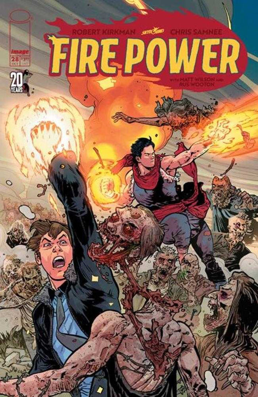 Fire Power By Kirkman And Samnee #28 Cover C Andrei Bressan And Adriano Lucas Twd 20th Anniversary Team Up Variant