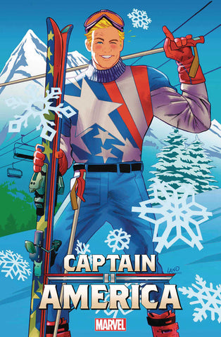 Captain America #4 Greg Land Ski Chalet Variant