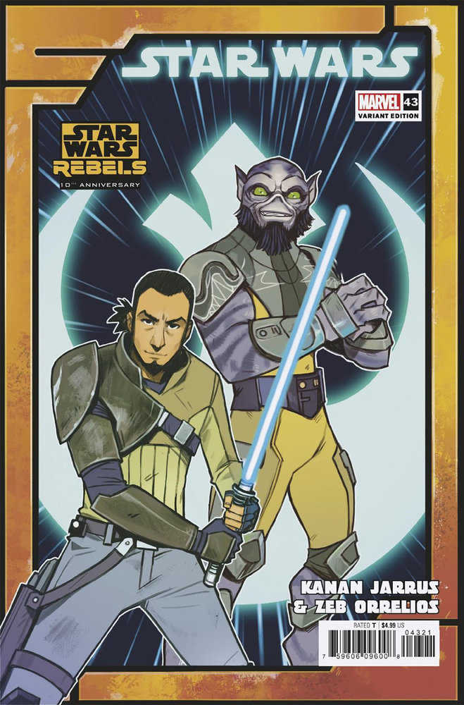 Star Wars #43 Caspar Wijngaard Jarrus And Zeb Rebels 10th Anniversary Variant