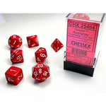 Chessex Dice - Opaque - Red/White