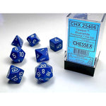 Chessex Dice - Opaque - Blue/White