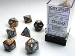 Chessex Dice - Gemini - Copper-Steel/White