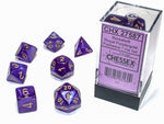 Chessex Dice - Borealis - Royal Purple/Gold