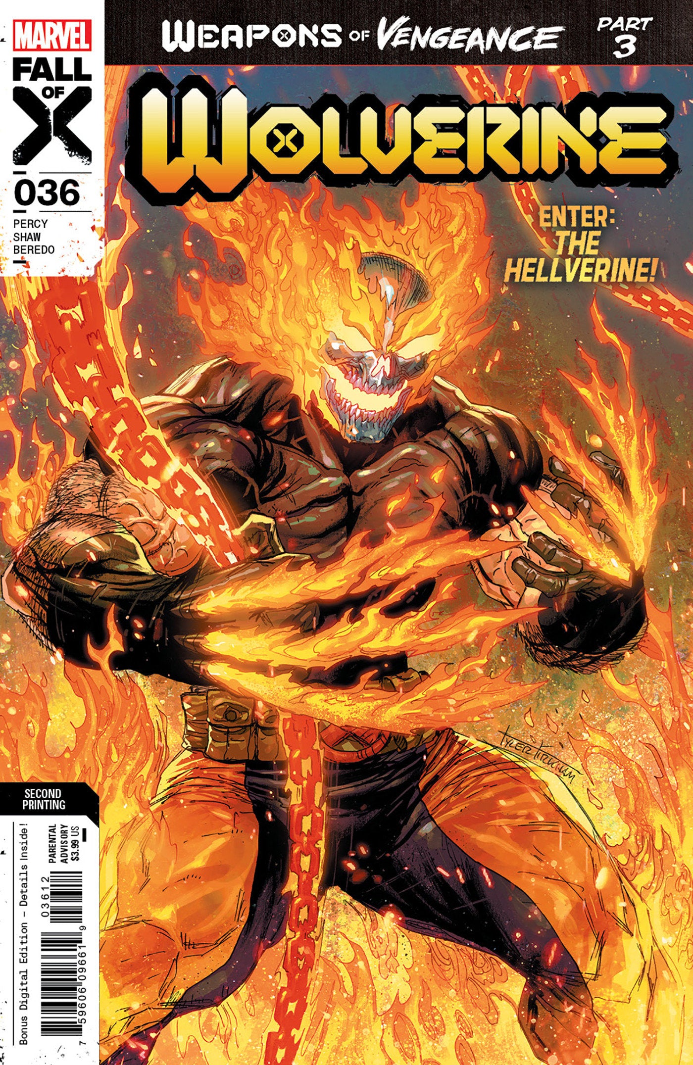Wolverine #36 Tyler Kirkham 2nd Print Variant [Fall]