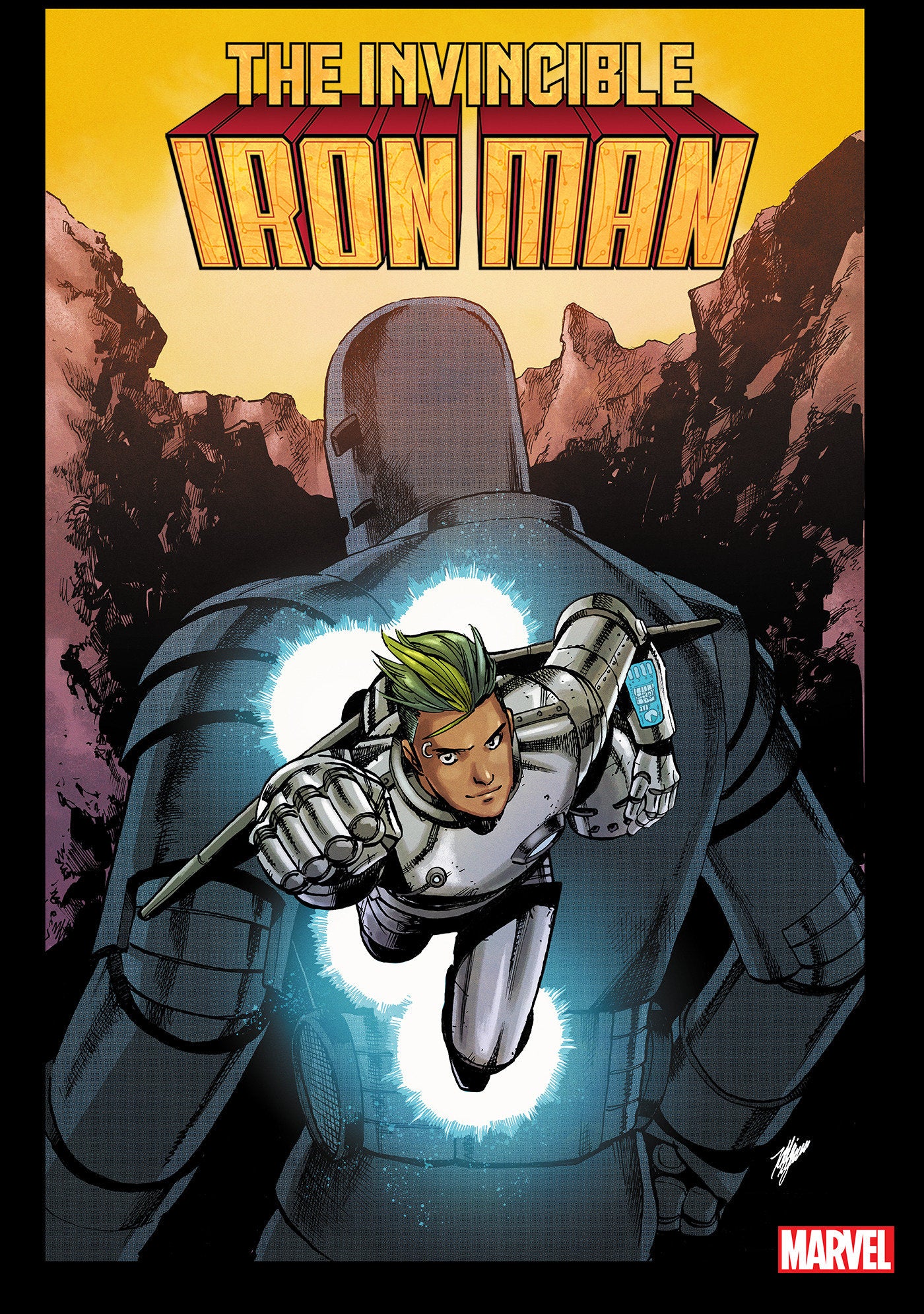 Invincible Iron Man #11 Takeshi Miyazawa New Champions Variant [Fall]