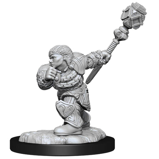 MTG Minis: Wave 2 - Dwarf Fighter Male & Dwarf Cleric Female