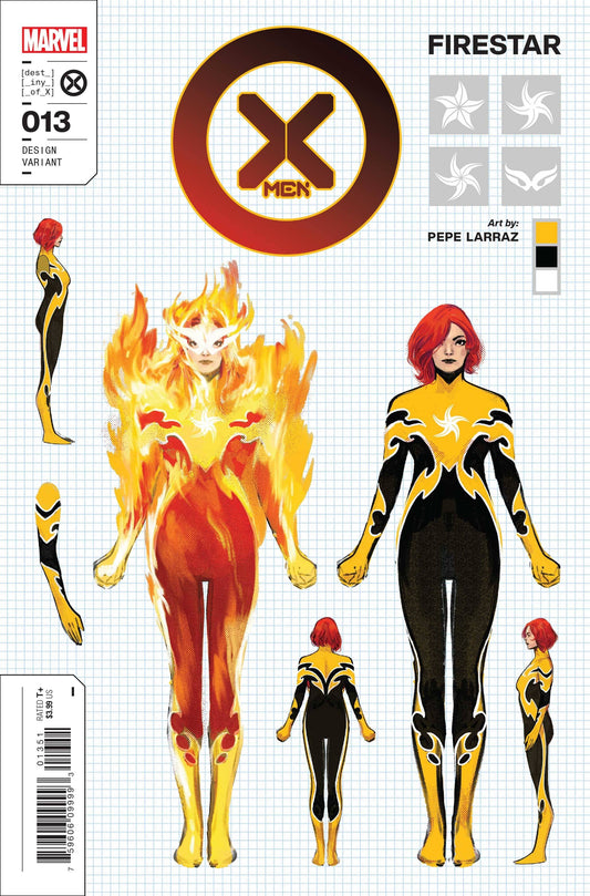 X-MEN #13 1:10 COPY INCV LARRAZ DESIGN VAR