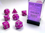 Chessex Dice - Opaque - Light Purple/White