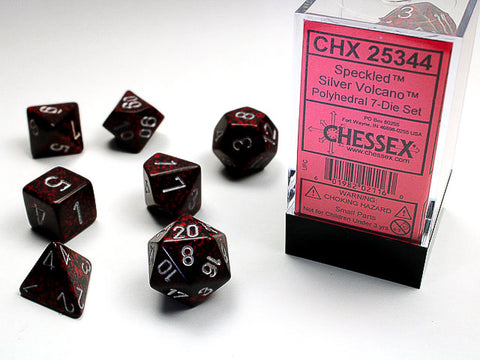Chessex Dice - Speckled - Silver Volcano