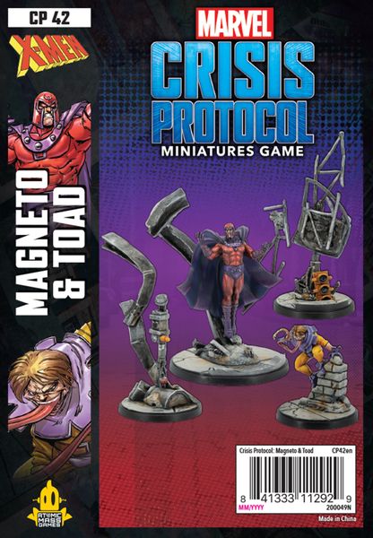 Marvel Crisis Protocol Magneto & Toad Pack